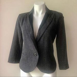 🌼 BCX Junior's Black Tweed One Button Blazer, L